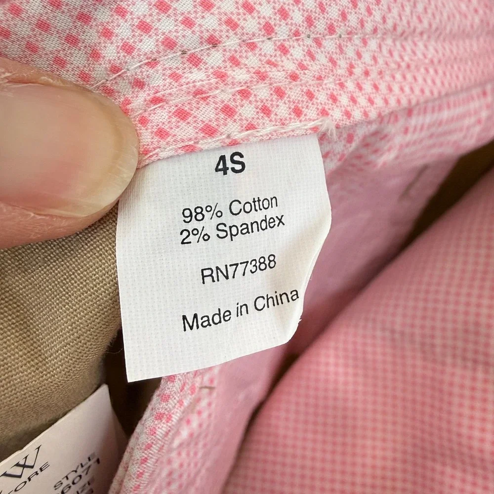 NEW‎ J. CREW Stretch Chinos City Fit Tan Khaki Pants WOMEN 4 Short 2010 96071